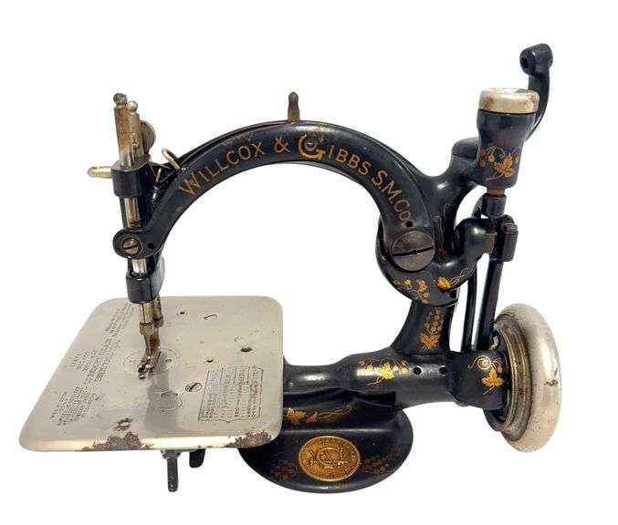 Antique 1870's Wilcox & Gibbs Sewing Machine