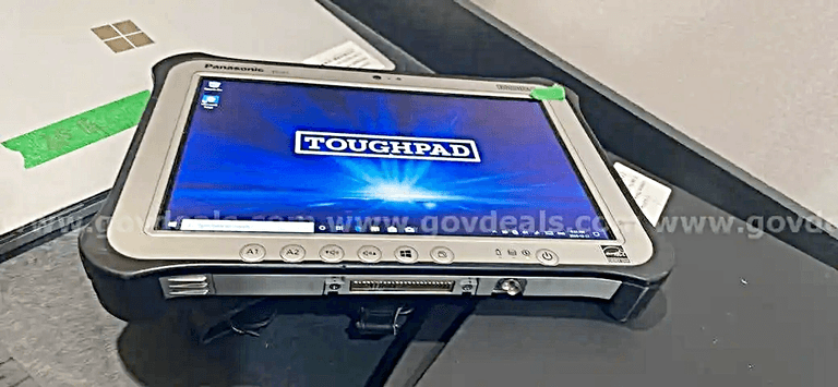 Lot of 2 X Panasonic Toughpad FZ-G1 mk4