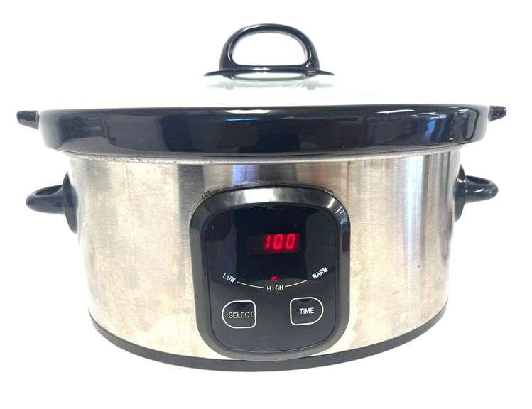 Large Stainless Slow Cooker
