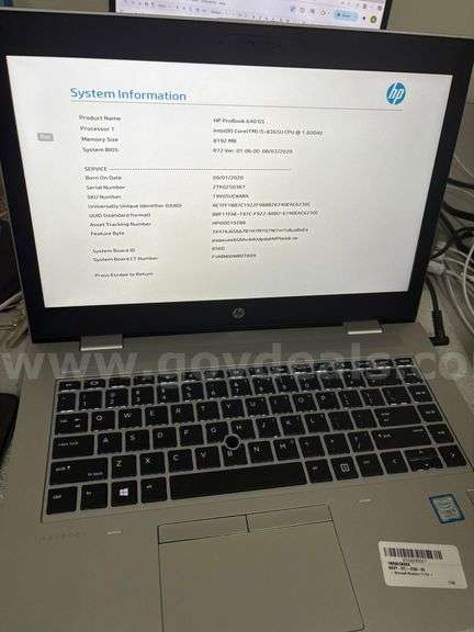 177 HP ProBook 640 G5 – Intel i5 8th Gen, 16GB RAM, 14" Screen, Mixed Grade (No SSD)