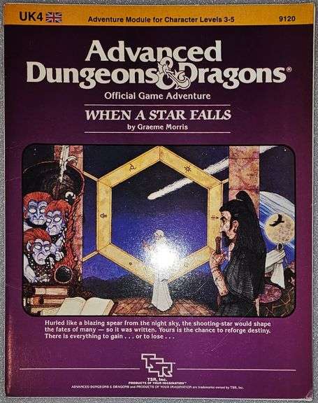 Dungeons and dragons UK4 module When a Star Falls