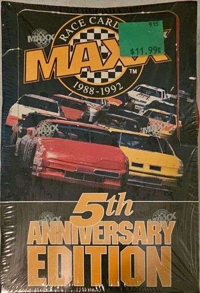 MAX Nascar collector cards 1992 unopened box