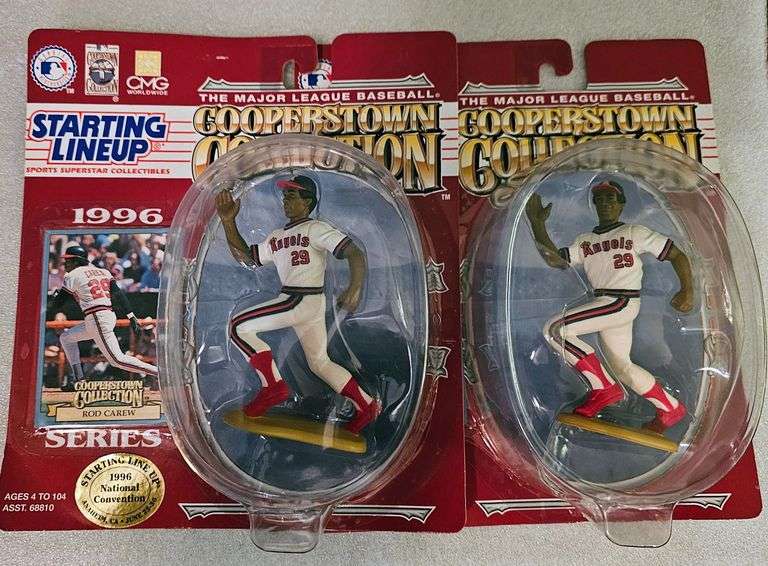 Pair of Rod Carew 1996 Starting lineup figures