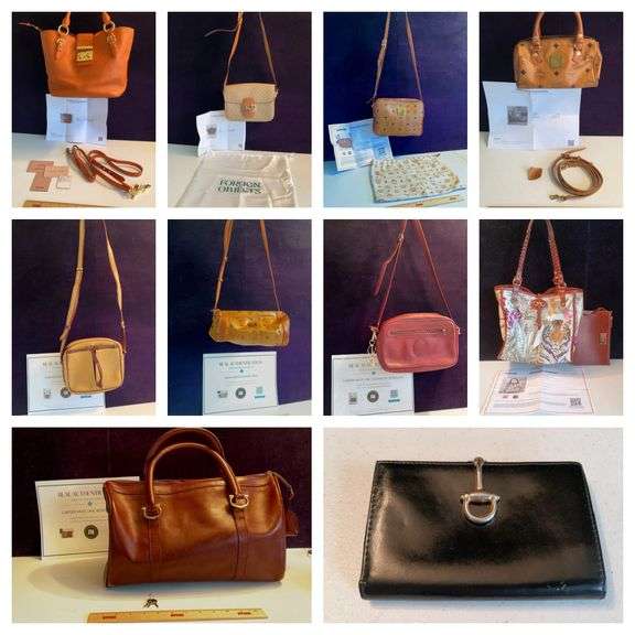 Authenticated Luxury Handbags All Shipping Online Auction. Runs 12/23 to 1/4