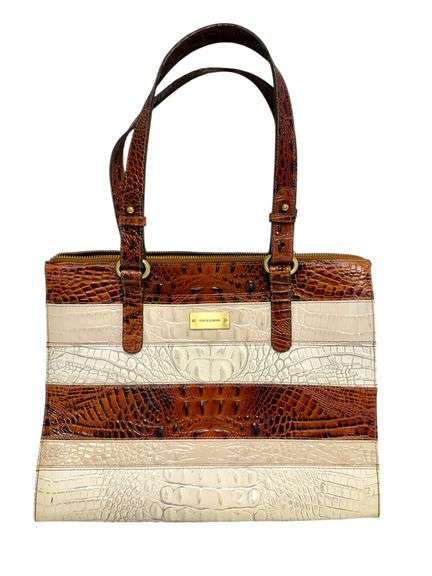 Brahmin Crocodile Handbag