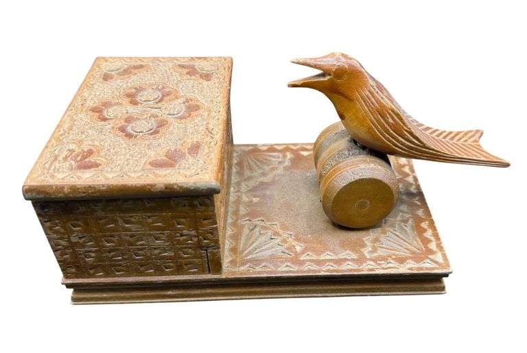 Vintage Cigarette Box and Dispenser
