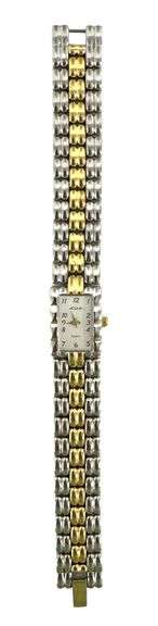 Acqua by Timex Ladies Bracelet Wrist Watch, Two-tone Bracelet, Like New, Runs!