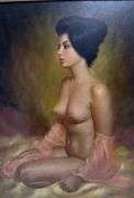 Original Lawrence (Larry) Vincent Garrison Oil on Board