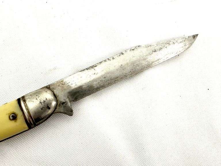 Unusual Vintage Colonial Knife Fixed Blade