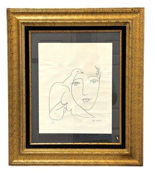 Pablo Picasso "Face of Peace" Numbered Lithograph 148/500