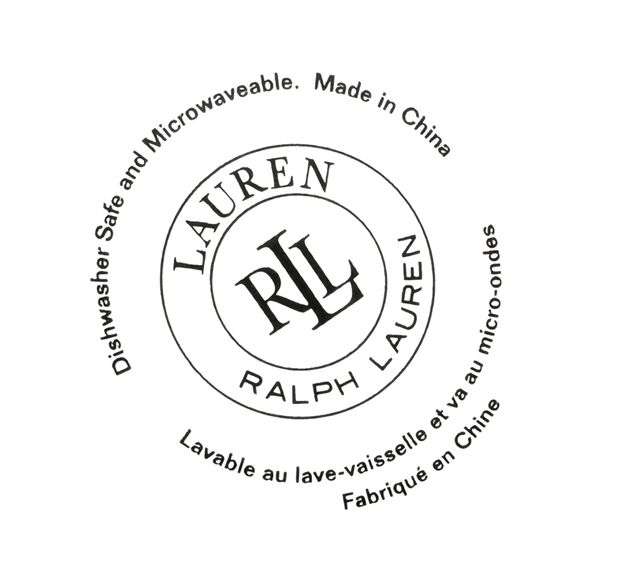 Ralph Lauren MACAO Porcelain Dinner Plates - 7