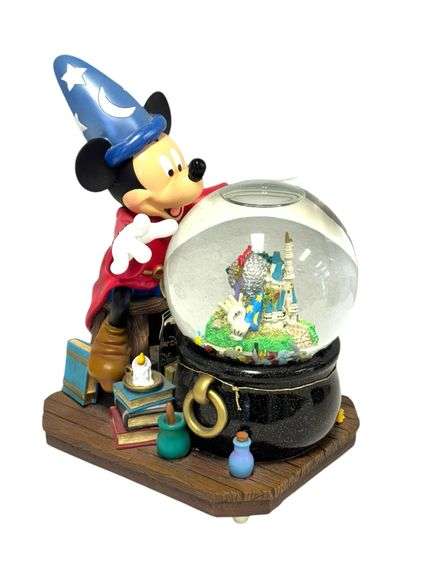 Disney Fantasia "The Sorcerers Apprentice" Musical Snow Globe