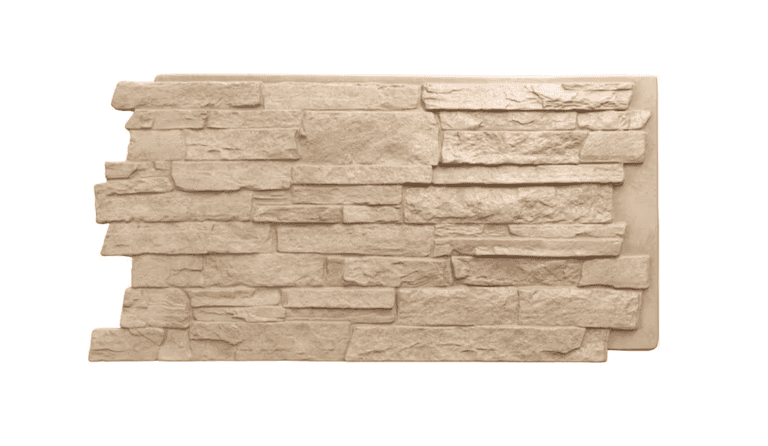 Acadia Ledge 49 in. x 1 1/4 in. Ocean Floor Stacked Stone, StoneWall Faux Stone Siding Panel