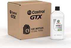 Castrol GTX 10W-40 Conventional Motor Oil, 1 Quart, Pack of 6