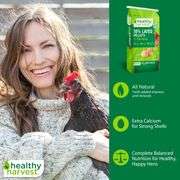 Healthy Harvest All-Natural 16% Layer Pellets Food for Chickens, 40 lb Bag