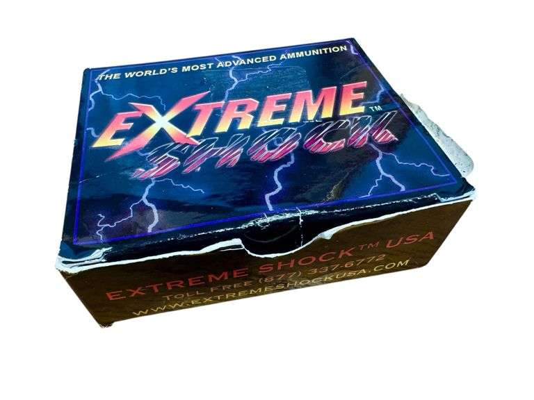 Extreme Shock .40 cal Ammunition 165 Grain Jacketed Hollow-Point (JHP) Ammo