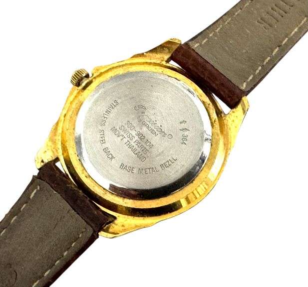 Precision By Gruen Ladies Green Face Watch with Two-tone Finish, Japanese Movement, Runs