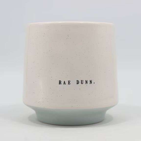 RAE DUNN 2 -Wick citronella Off-white Jar candle
