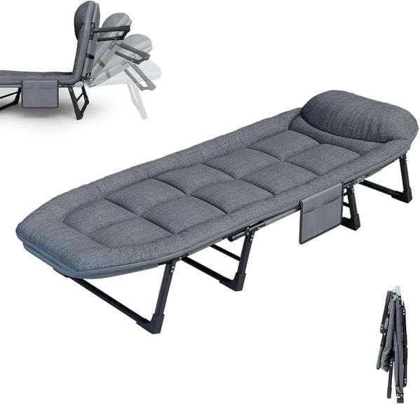 Niceway Premium Adjustable / Foldable Camping Cots / Bed - NEW!
