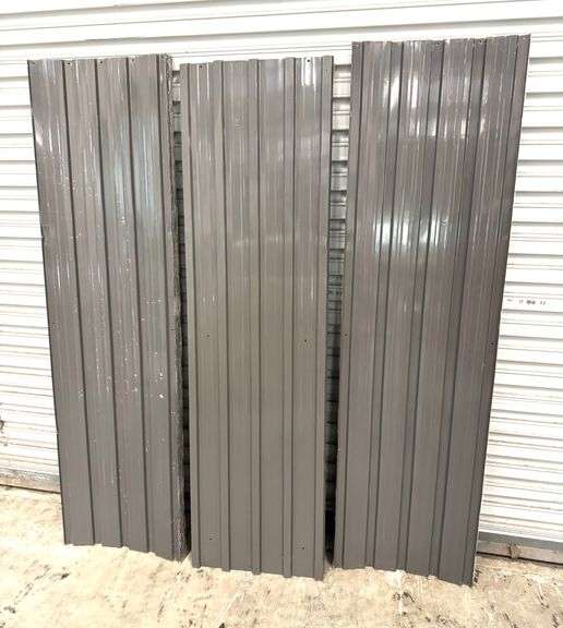 23pc Steel Corrugated Wall Panels (60" Tall x 16-1/2" Wide) - NEW!