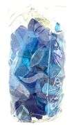 3lbs of Blue Colored Sea Glass ( 2 Bags )