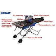 Kobalt 15.0 -Amp 10-in -Blade Sliding Table Tile Saw with Stand