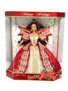 1997 Happy Holidays 10th Anniversary Hallmark Barbie, New