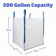 DuraSack Builder's Bulk Bag 200-Gallon White, New