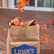 Lowe's 30-Gallon Scent free Brown Outdoor Paper Leaf Flap Tie Trash Bag 50 -Count Lot