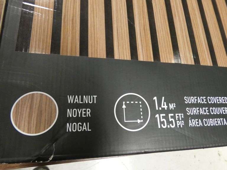 Artika WALNUT Sonolok Sound-Absorbing Slatted Panel Kit