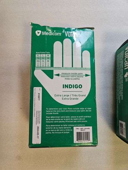 2 Boxes Medicom VULCAN Nitrile Gloves Size XL