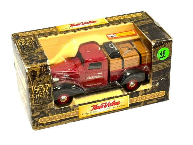 Liberty Classic Die Cast Bank, Master Mechanic True Value 1937 Chevy, Limited Edition