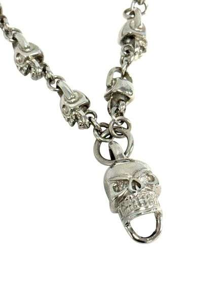 Men's "Biker" Styled Necklace & Pendant Set