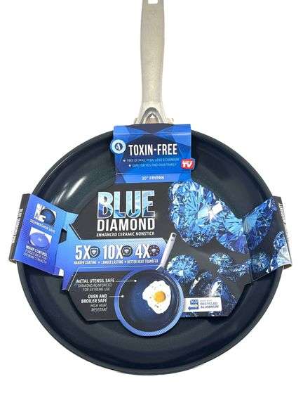 Blue Diamond Enhanced Ceramic Non-Stick Frying Pan - NEW!