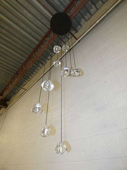 New 10 LED Hanging Pendant Light with Remote Control