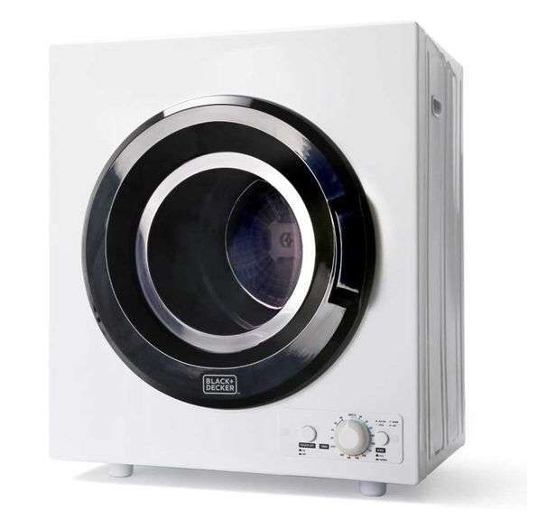New Black & Decker BCED37 Compact Clothes Drier 3.5cu ft, 120v