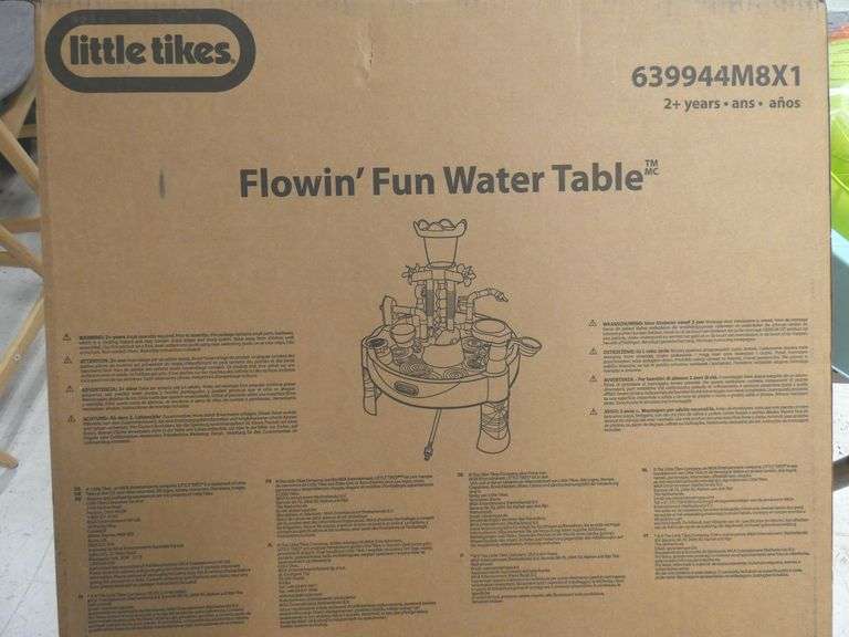New Little Tikes Flowin Fun Water Table