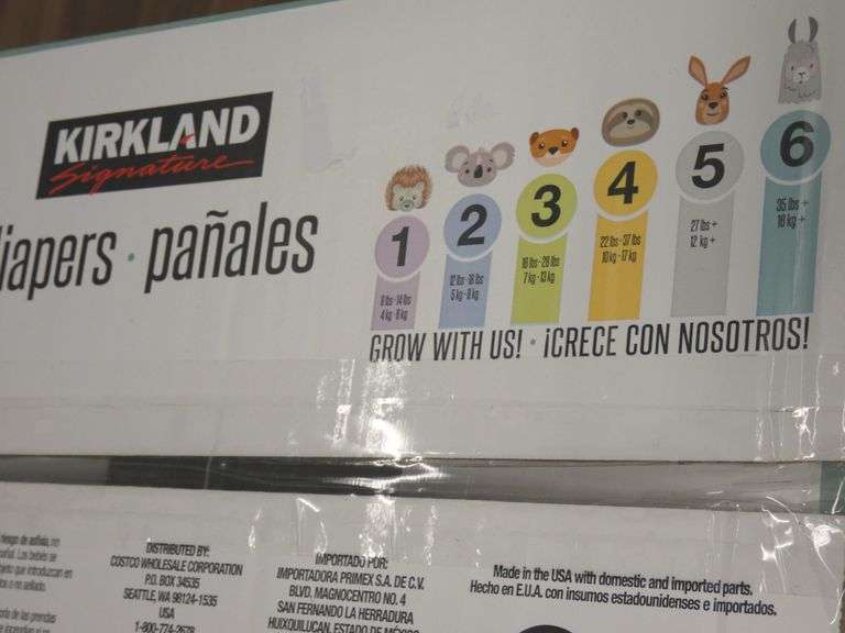 @370 New Kirkland Size 3 Diapers