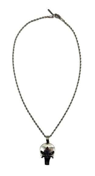 Men's "Biker" Styled Necklace & Pendant Set
