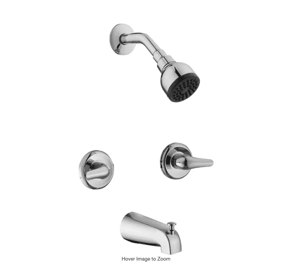 New Glacier Bay 1002 910 927 Two Handle Tub & Shower Set