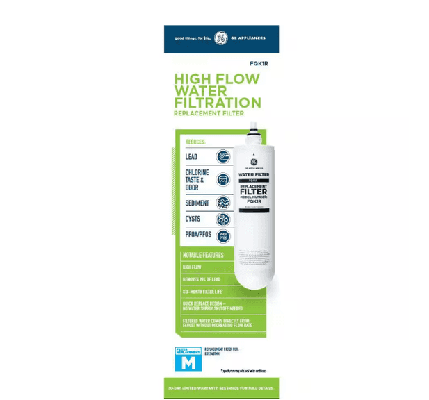 New GE FQK1R High Flow Replacement Water Filter