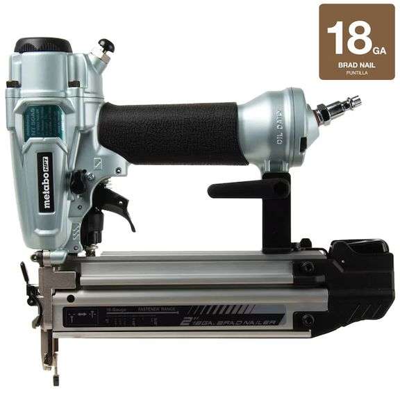 Metabo HPT 2-in 18 -Gauge Pneumatic Straight Brad Nailer