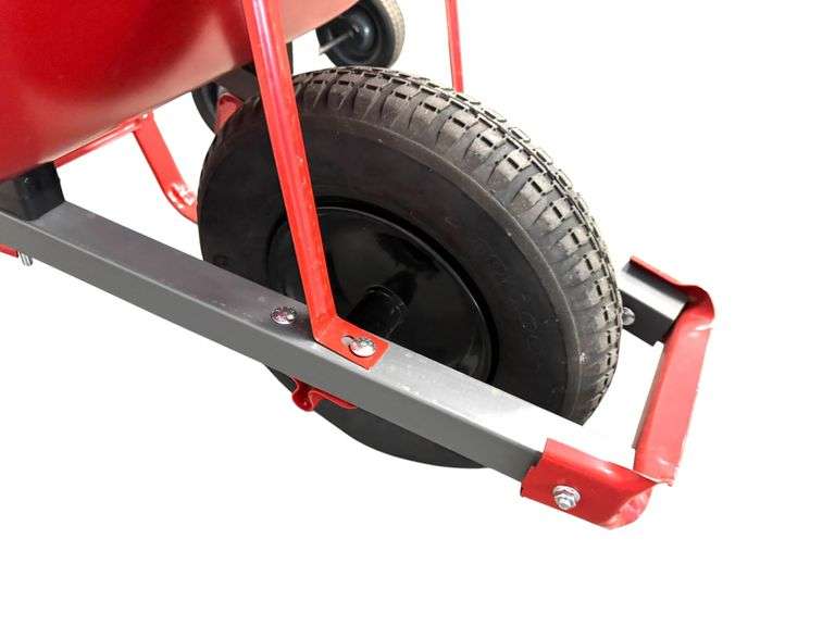 CRAFTSMAN 6-cu ft 1 Wheel Steel Push Wheelbarrow, See Description