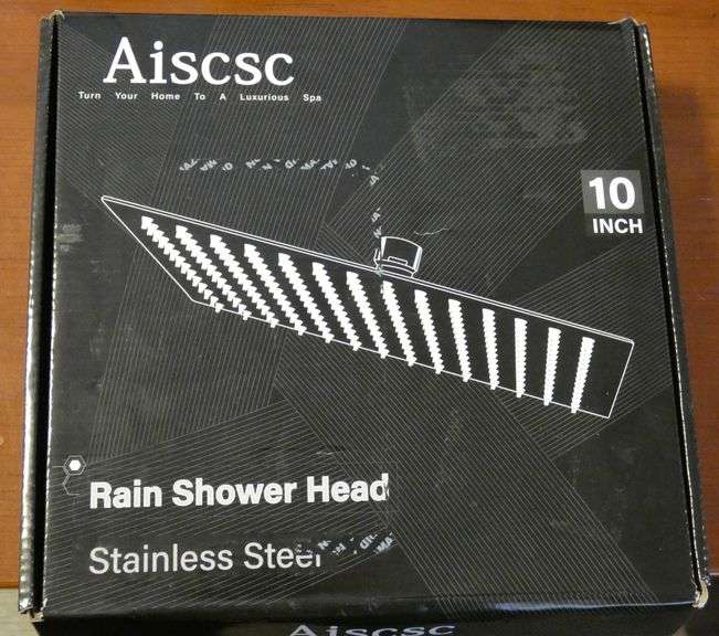 New 10" Stainless Steel Rain Shower Head
