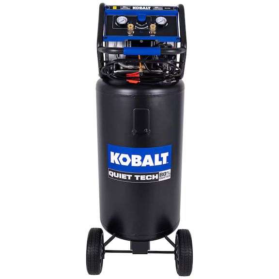 Kobalt QUIET TECH 26-Gallon Portable Electric 150 PSI Vertical Air Compressor - **See Description***