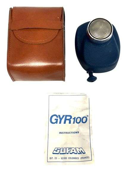 Vintage Old Wind Up Mechanical Gyroscopic Razor Manual Shaver GYR100