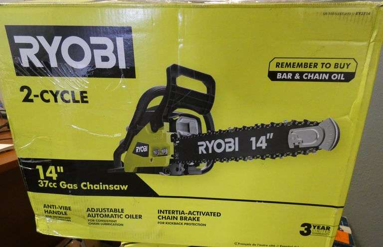 RYOBI 14" Gas 2-Stroke Chainsaw