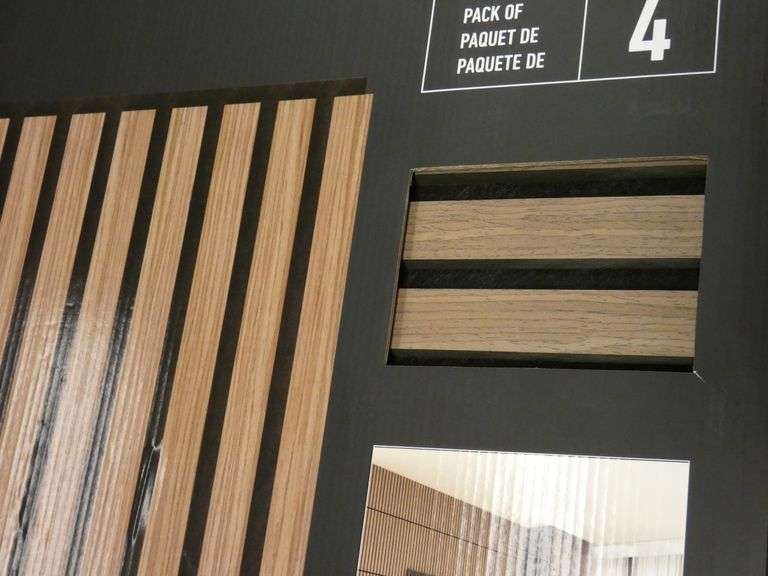 Artika WALNUT Sonolok Sound-Absorbing Slatted Panel Kit