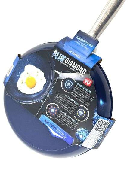 Blue Diamond Enhanced Ceramic Non-Stick Frying Pan - NEW!