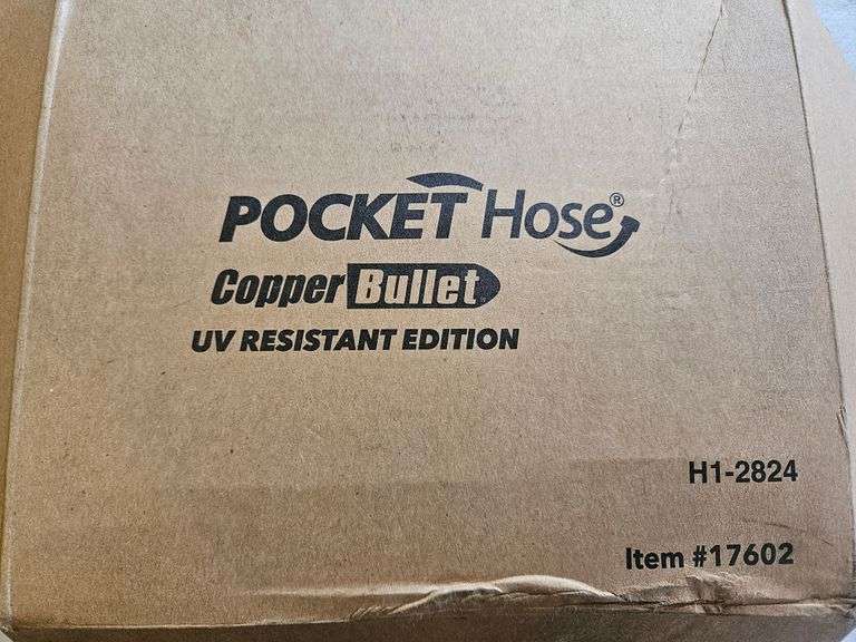 Copper Bullet Pocket Hose with Thumb Drive Nozzle